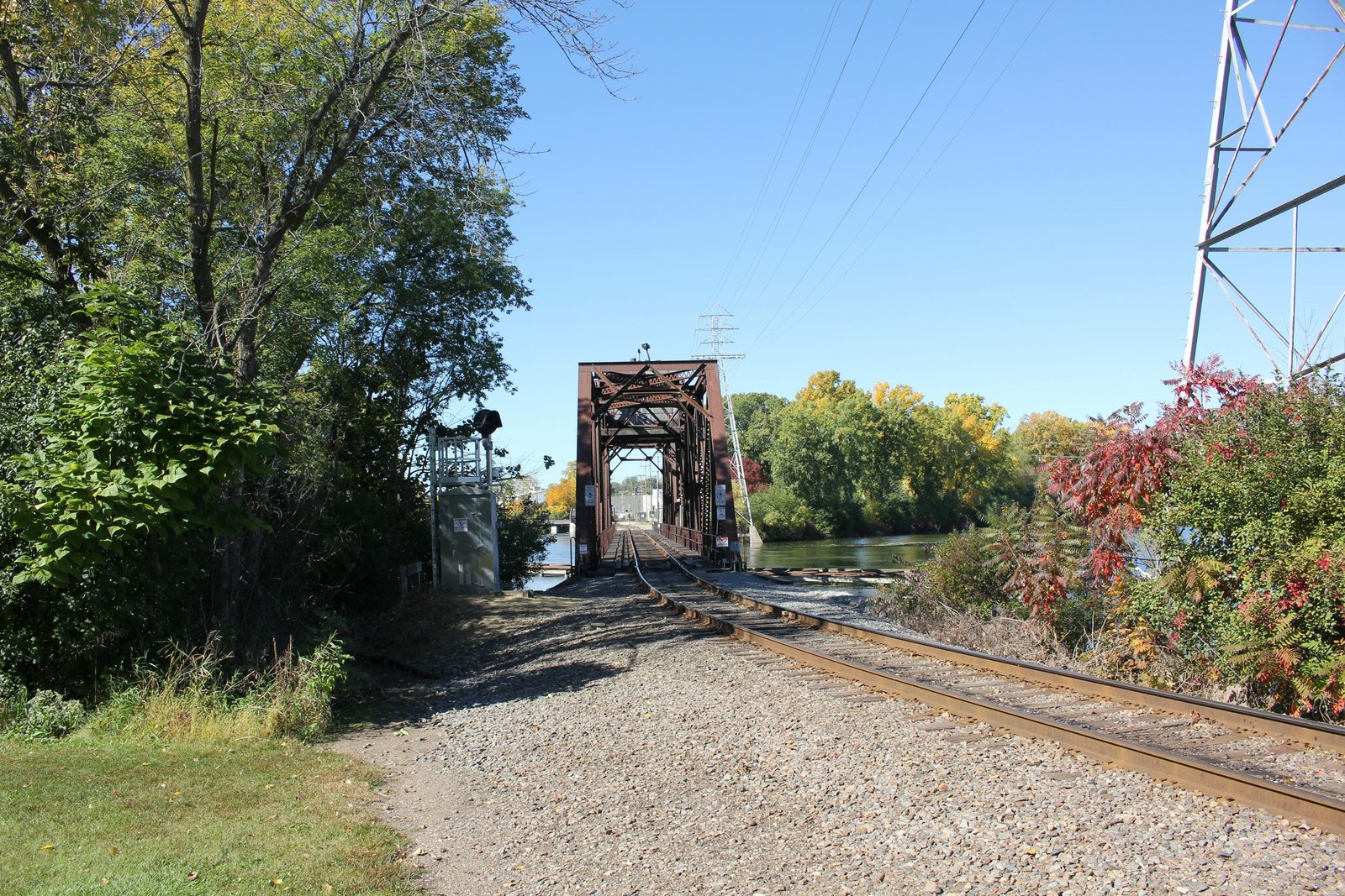 Looking west